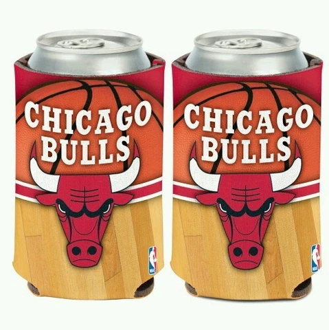 CHICAGO BULLS SOFT FOAM CAN BOTTLE COOZIE KOOZIE COOLER HOLDER NBA LICENSED Cover