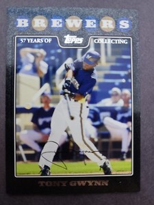 2008 Topps Tony Gwynn Black #588 34/57