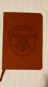 Harry Potter Hogwarts Journal Note Book Embossed Faux Suede - Picture 1 of 3