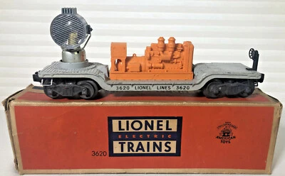 Lionel # 3620 O Scale Searchlight Train Car - Image 1 of 4