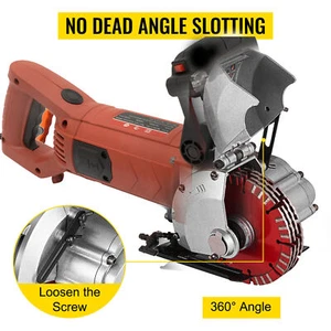 Mauernutfräse Schlitzfräse Mauerfrase Wandfräse 4800W 6200 U/min Laser - Bild 1 von 23