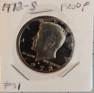 1972-S Kennedy Half Dollar PROOF 50cent Piece - Picture 1 of 2