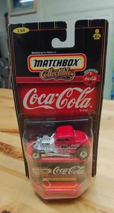 1998 Matchbox Coca Cola 1933 Ford Coupe Red And White 1/64 Scale - Picture 1 of 5