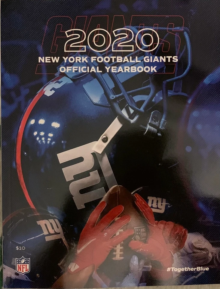 2020 NEW YORK GIANTS YEARBOOK NFL PROGRAM SUPER BOWL 55? 280 PAGES 2021 FOOTBALL - Image 1 of 1