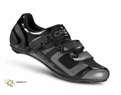 NUEVO Zapatos de Ciclismo de Carretera Crono CR3 - Negros (Reg. $200) Giro italiano Sidi Gaerne Foto 1 de 3