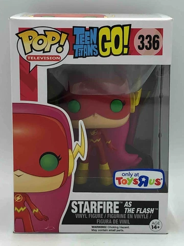 Funko POP! Television DC Teen Titans Go! Starfire as The Flash #336 Vinyl Figure Cover