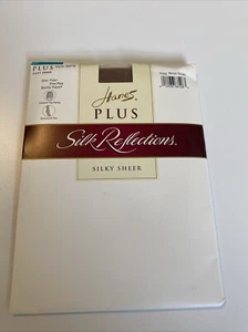 Hanes Plus Silk Reflections Strumpfhose Nylons Größe 3 Plus - Bild 1 von 4