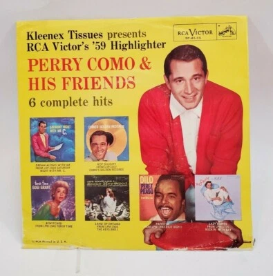 Perry Como KLEENEX TISSUES PRESENTS RCA '59 HIGHLIGHTER (POP SP-45-55 EP) - Image 1 of 4
