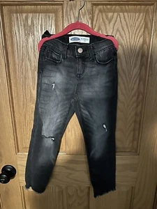 Girls Old Navy Black/Grey jeans The Perfect Jean Aka The Perfect Straight Ankle - Picture 1 of 3