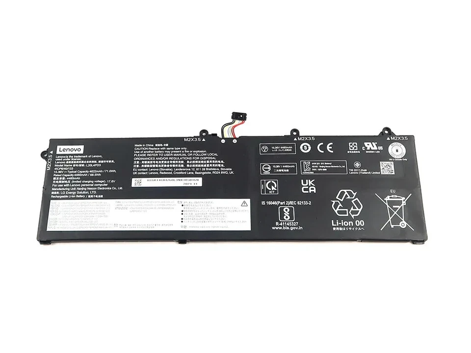 BATERÍA LENOVO LEGION S7-15ACH6 15.36V 71WH 4460MAH 4 CELDAS SB11C04260 L20L4PD3 Foto 1 de 1
