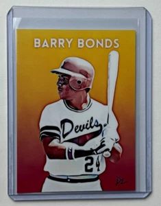 Barry Bonds Limited Artist Signed "Arizona State Sun Devils" Trading Card 3/10 - Picture 1 of 2