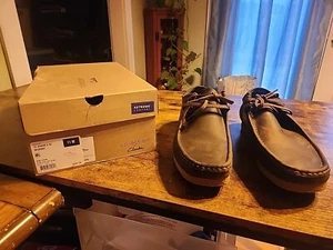 Chaussures décontractées Clarks homme Shacre II Run en cuir marron - Photo 1/7