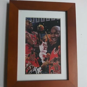 Michael Jordan Framed Danny Day Postcard Print - Picture 1 of 3
