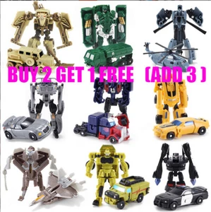 Mini Transformer Toy Optimus Prime Megatron Robots Cars Kid Action Boys Gifts UK - Picture 1 of 20