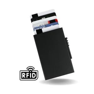 Slim Portmonee Geldbeutel Kreditkartenetui RFID Schutz Kartenetui Wallet - Bild 1 von 10