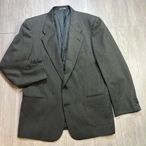 Valentino Hombre Blazer Verde Oliva Oscuro 42R 2 Botones Abrigo Deportivo Chaqueta Italia - Imagen 1 de 11