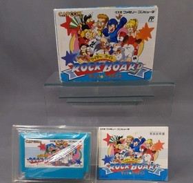 NINTENDO FAMICOM FC Rockman Mega Man Wily & Right no Rock Board boxed