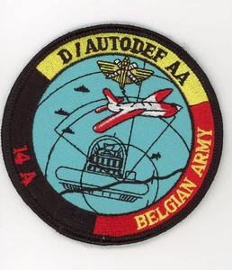 PATCH BELGIUM ARMY D/AUTO DEFENCE AA 14 A RADAR SEW ON PARCHE - Picture 1 of 1