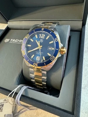 Reloj para hombre TAG Heuer Formula 1 cuarzo acero oro azul WAZ1120.BB0879 Foto 1 de 4