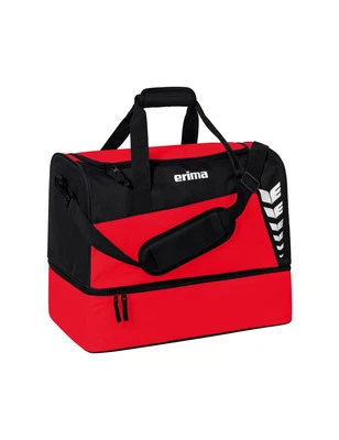 Erima Six Wings Sportsbag With Bottom Cas - red/black /Gr: M - Bild 1 von 2