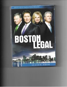 BOSTON LEGAL Season FOUR 5 discs BOX SET William Shatner James Spader - Picture 1 of 1