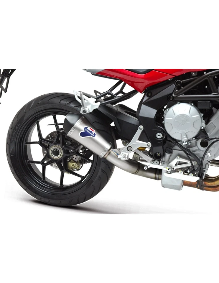 MV09080TV SILENCIOSO INOX TITANIO CARBONO TERMIGNONI MV AGUSTA RIVALE 800 - 2012 - Imagen 1 de 1