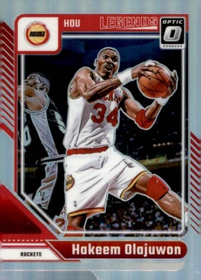 Holograma Donruss Optic #249 Hakeem Olajuwon 2024-25 Foto 1 de 2