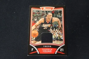 2008-09 Bowman Thaddeus Young Relic Jersey Card 76ers – - Picture 1 of 2