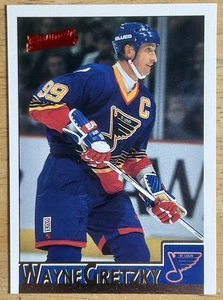 Bowman Wayne Gretzky #1 St. Louis Blues 1995-96 - Imagen 1 de 2