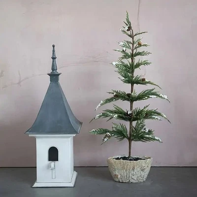 Pajarera Decorativa de Metal - Hierro Navidad Vacaciones Patio o Jardín Adorno 33.5 Foto 1 de 4