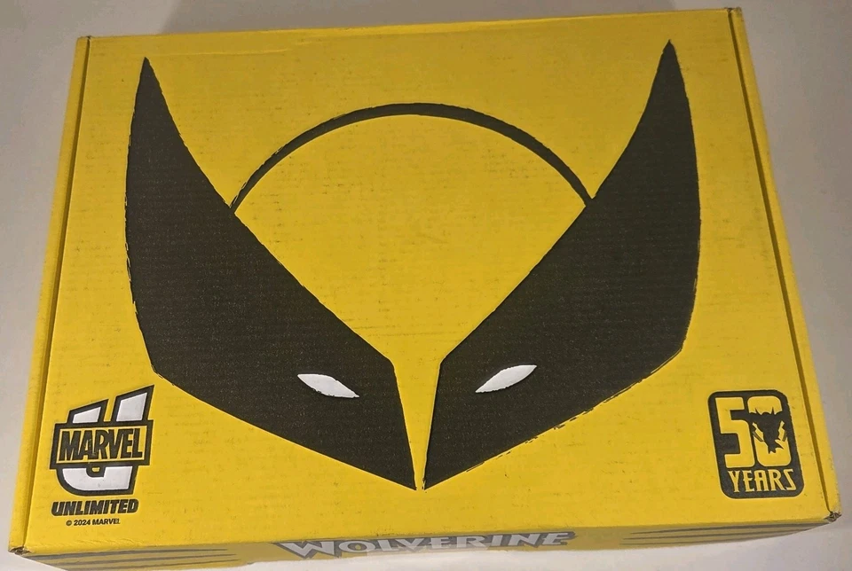 Marvel Unlimited Wolverine Box - Figura Caballero Araña, Cómic, Parche, Pin 2024 Foto 1 de 4