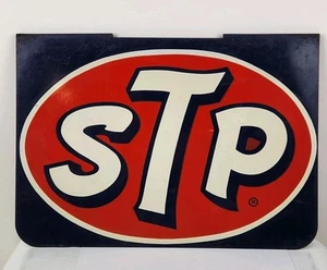 STP Oil Rack Topper Sign Metal  Double-sided Vintage Rare - Picture 1 of 20