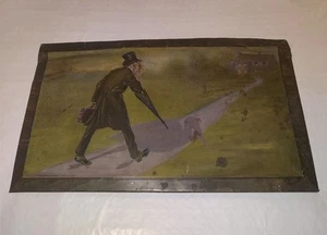 Antique Anheuser Busch Dr Stork Malt Nutrine Beer Brewery 1915 Advertising Sign - Picture 1 of 6