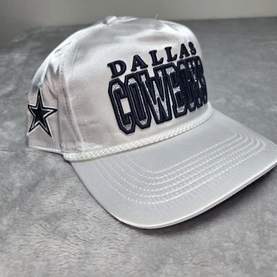 DALLAS COWBOYS NFL '47 BRAND OUTSPOKEN HITCH WOMENS SATIN SNAPBACK HAT CAP - Image 1 of 4