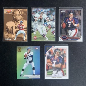 John Elway 5 Card NFL Football Trading Card Lot Broncos HOF Excalibur - Picture 1 of 9