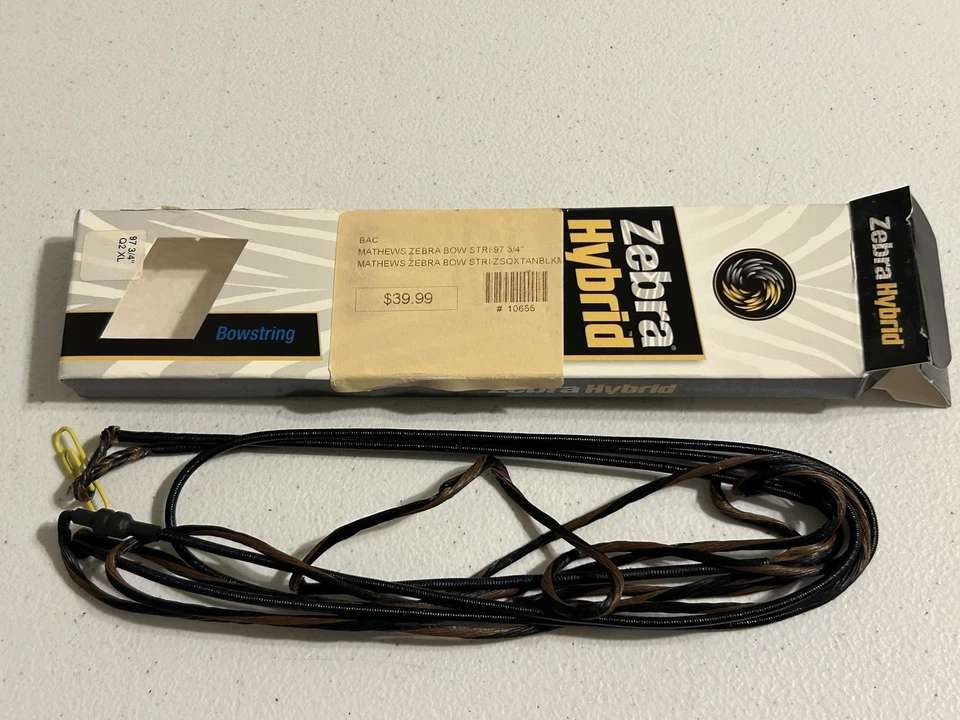 New Zebra String (cable Not Included) For Mathews Q2XL Brown/black - Image 1 of 1