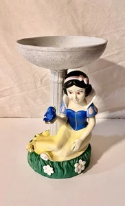 Walgreens Disney Snow White and the Seven Dwarves Bird Bath 10” X 6” *No Dwarves - Picture 1 of 8