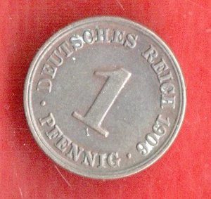 GERMANY 1 PENNIG 1906 - Picture 1 of 2