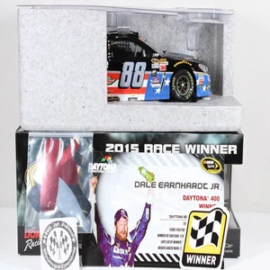 DALE EARNHARDT JR 2015 ACTION #88 DAYTONA COKE ZERO 400 WIN STARS & STRIPE CHEVY - Picture 1 of 14