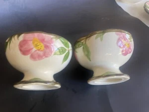 Franciscan "DESERT ROSE" USA ~ Set of 4 ~ Footed Dessert Bowls ~ 4" x 2 3/8" - Bild 1 von 7
