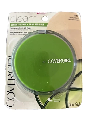 Covergirl Clean Sensitive Fragrance-Free Pressed Powder, Creamy Natural (Lime) - Image 1 of 3