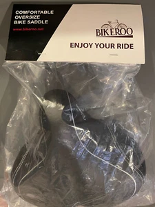 New Bikeroo Oversized Comfort Bike Saddle Seat - Picture 1 of 2