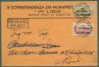 LIBIA. Lettera del 18.4.1939 per Napoli. Affrancata con cent. 50 lilla posta ...