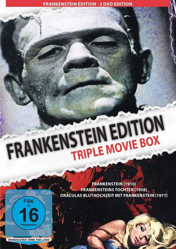 3er Frankenstein Edition Frankenstein's Tochter Dracula Bluthochzeit DVD Box New - Image 1 of 1