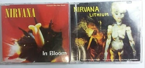 Nirvana 2 Music CDs In Bloom & Lithium Slim Line Cases Features In Bloom-Been A - Picture 1 of 8