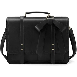 ECOSUSI Damen Aktentasche PU Leder Laptoptasche College Umhängetasche passend für 15,6" Laptop - Bild 1 von 9