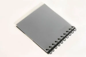 Spiral-Fotoalbum klein 13x13 schwarze Seiten Transparent matt - Bild 1 von 7