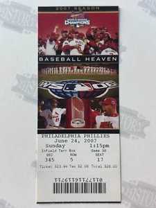2007 Philadelphia Phillies at St Louis Cardinals Ticket 24.06.07 - Bild 1 von 1