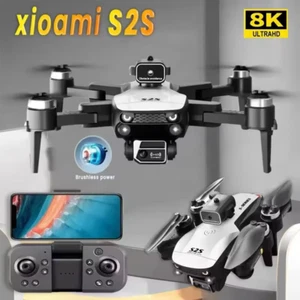🌈 Nouveau S2S Mini Drone Pro 8K HD 25min Vol Évitement d'obstacles Pliable - Photo 1/13