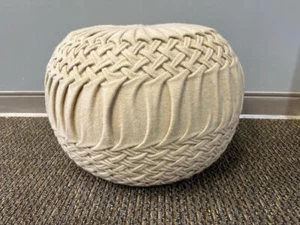Surya Alana Cube Pour in Beige Color Made of Wool and Nylon Smocked Design - Picture 1 of 6